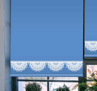 Lace Detail Shade texture roller blind - TenStickers