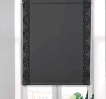 Circular Geometric Pattern texture roller blind - TenStickers