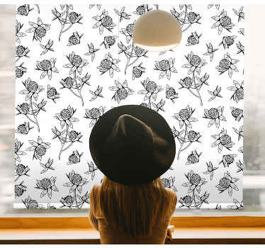 Estore de rolo flores e plantas criação de motivos botânicos - TenStickers