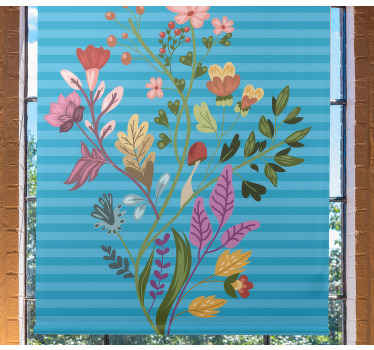 Store enrouleur motif fleur arrangement botanique - TenStickers
