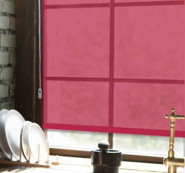 Estor enrollable opaco capa roja sutil - TenVinilo