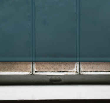 Estor enrollable opaco lienzo verde azulado intenso - TenVinilo