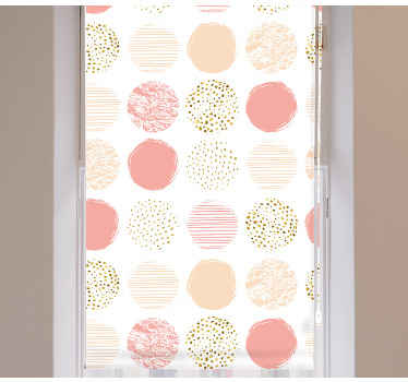 Estore de rolo modernos variedade de pontos pastel - TenStickers