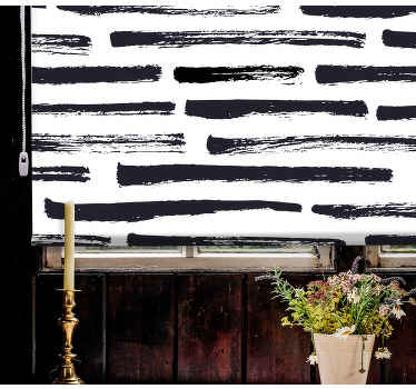 Store enrouleur textures et motifs coups de pinceau stylisés - TenStickers