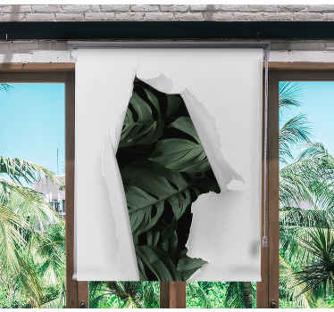 Torn Greenery View more blind flowers - TenStickers