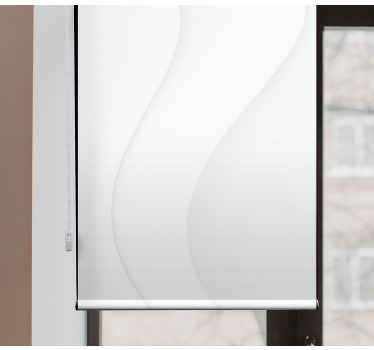 Estor habitación matrimonio Formas modernas blancas - TenVinilo