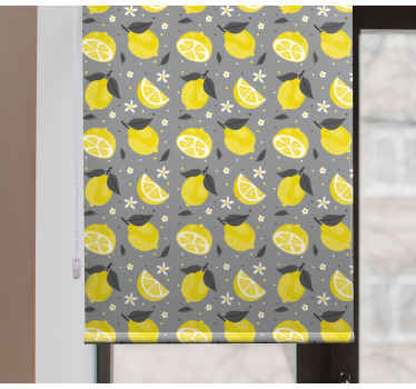 Lemon Slice Pattern blind fruit - TenStickers
