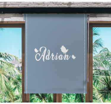 Name with baby chicks Various animal blind - TenStickers