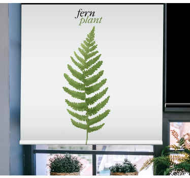 Estore de rolo flores e plantas planta verde samambaia - TenStickers