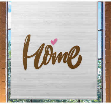 Stores avec phrases Maison sur bois - TenStickers