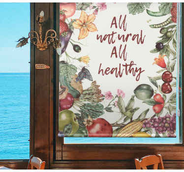 roleta do kuchyne všetko prírodné a zdravé - Tenstickers