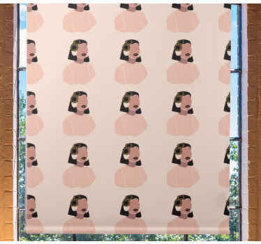 obrázková roleta štylizované ženské portréty - Tenstickers