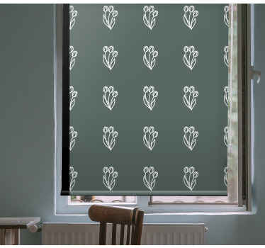 Söpö suunnittelulinja tulppaanit kukkakaihtimet - Tenstickers