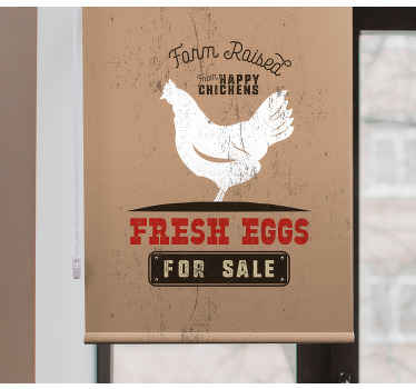 Fresh eggs for sale blind children - TenStickers