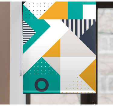 Triângulos geométricos arte pintura cega - TenStickers