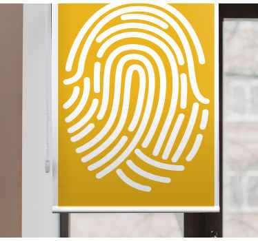 Sormenjälki abstrakti taide rullaverhot maalaus - Tenstickers