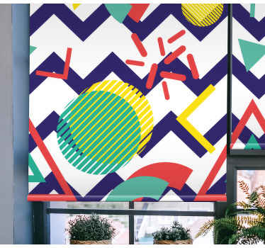 Abstract fun figures modern blind - TenStickers