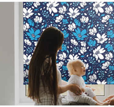 Estore de rolo flores e plantas estilo de tema floral - TenStickers