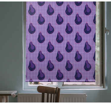 Rollo Fenster Obst feigenmusterdesign - TenStickers
