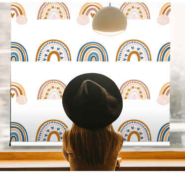 Nordic rainbow motifs blind children - TenStickers