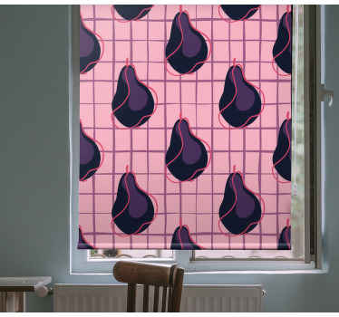 Rollo Fenster Obst stilisierte birnenmuster - TenStickers