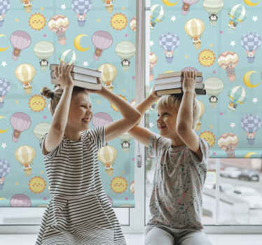 Hot air balloons and suns blind children - TenStickers