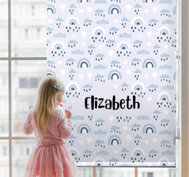 šedé balónky na zakázku tištěný odstín okna - TenStickers