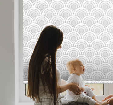 Açık gri ölçekler nordic Stor perde - TenStickers