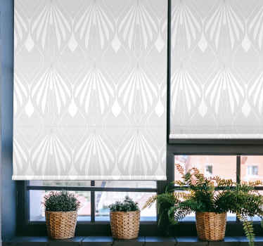 Rollo Fenster Elegant anmutige blattmotive - TenStickers