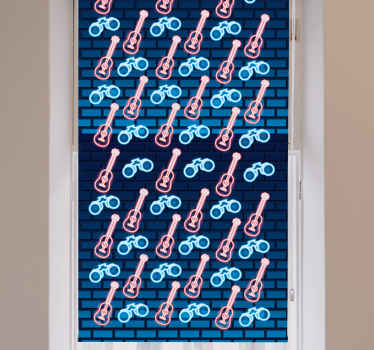 Rollo Fenster Originell musikalisches gitarrenmuster - TenStickers