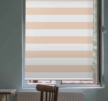 Elegante Rollos Sandfarbene Streifen - TenStickers