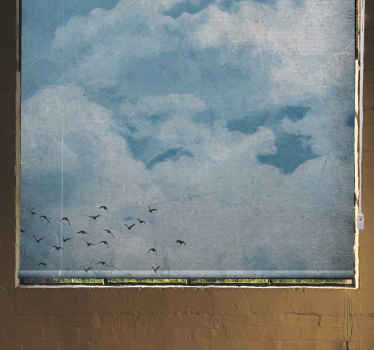 Stores nuages Peinture de style vintage - TenStickers