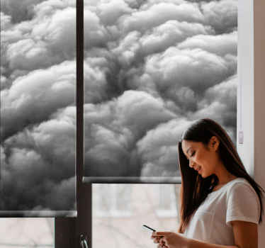 Rulou geam nori model pufos - TenStickers