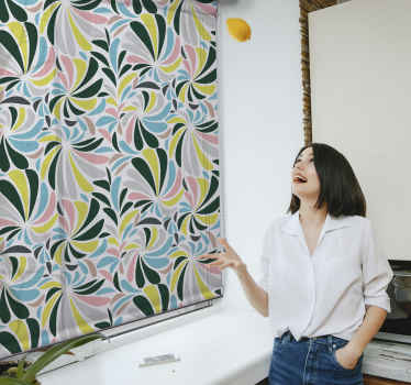 Rollo Fenster Blumen und Pflanzen stilvolles blumenmuster - TenStickers