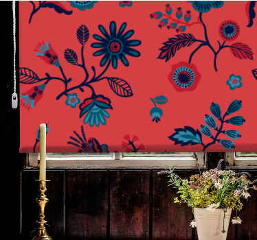 Polish pattern Flower blind - TenStickers