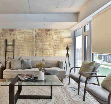 Store enrouleur occultant beige uni - TenStickers