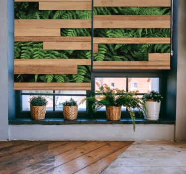 Překrytí svěží zelení Roleta stromy - TenStickers