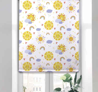 Sunny Clouds and Rainbows blind children - TenStickers