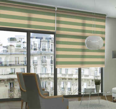 Zielona roleta na salonu paski - TenStickers