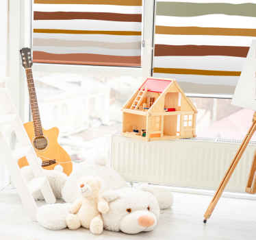 Stores bébés rayures style bohème - TenStickers