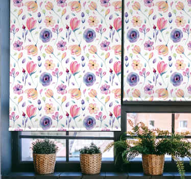 Rollo Fenster Blumen und Pflanzen blumenstrauß-design - TenStickers
