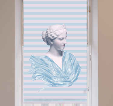 Tenda a rullo con stampa busto classico - TenStickers