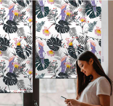 Rolo zavjese životinje uzorak tropskih ptica - TenStickers