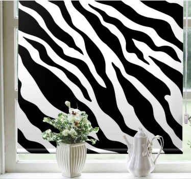 Zebra stripes motif animals blind - TenStickers