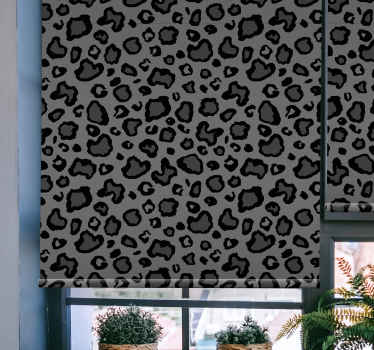 Animal Print Elegance pattern roller blind - TenStickers