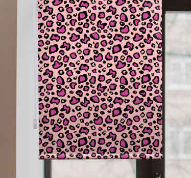 Pink Leopard Print animals blind - TenStickers
