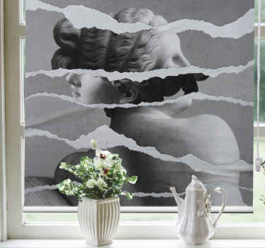 Tenda a rullo con stampa busto scultura omaggio - TenStickers