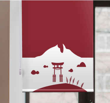 MOUNTAIN GATE SCENE blind - TenStickers