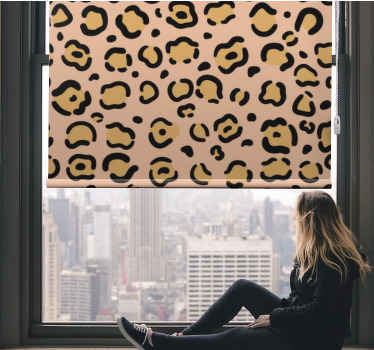 Store enrouleur animaux motif peau de léopard - TenStickers