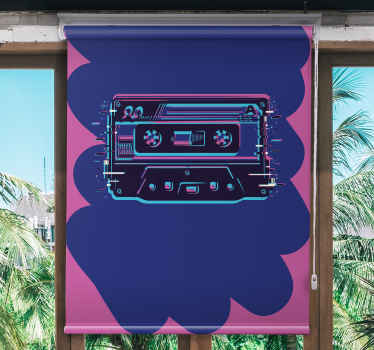 Retro Cassette Illustration blind geek - TenStickers